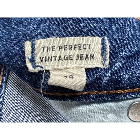 Madewell Blue Straight Leg Jeans - Picture 12 of 14